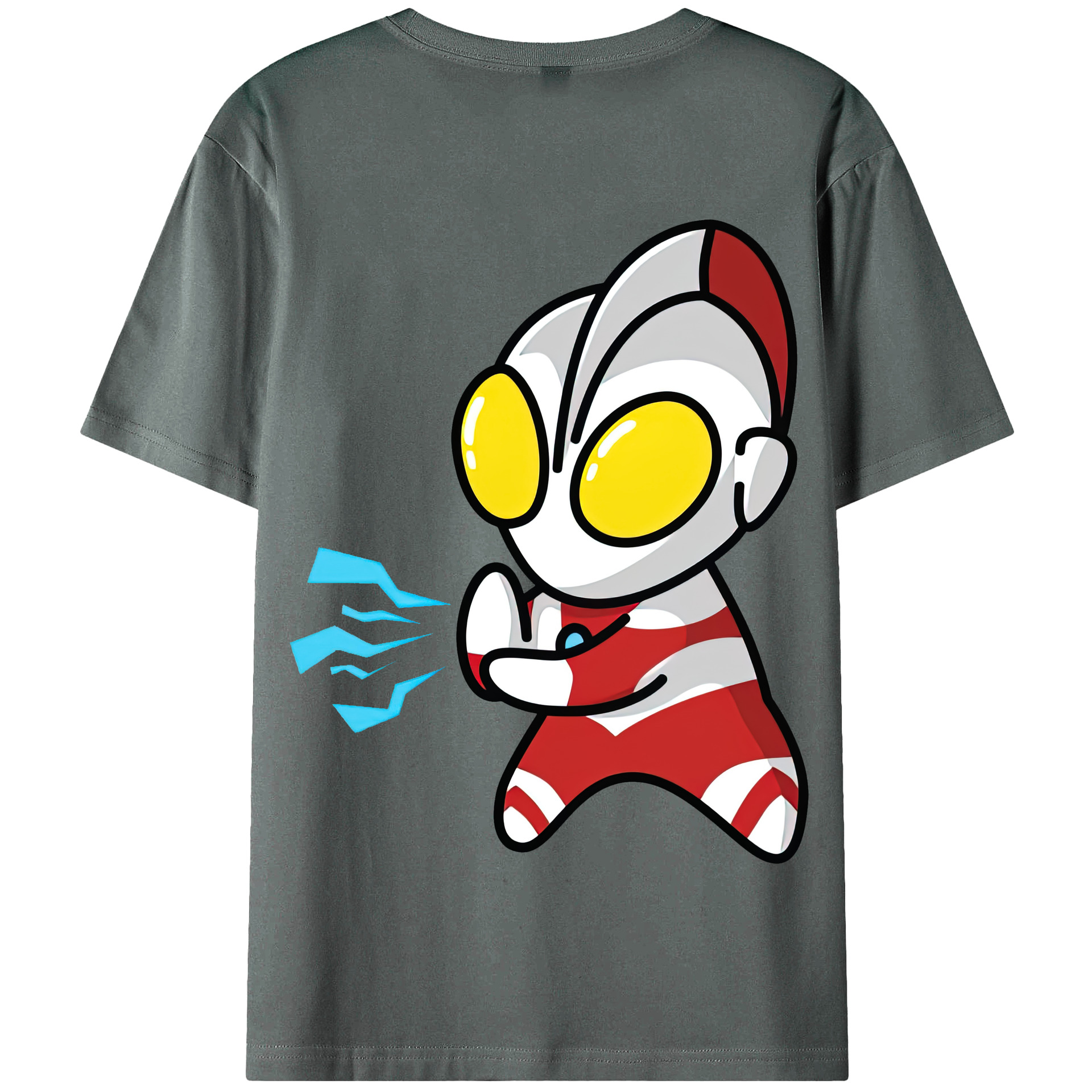 （画像用） ウルトラマン Ultraman 綿100％半袖Tシャツ（背面プリント）